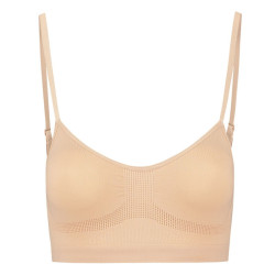 Bye-Bra - Medium Control Soutien-Gorge Sans Points Beige Taille M